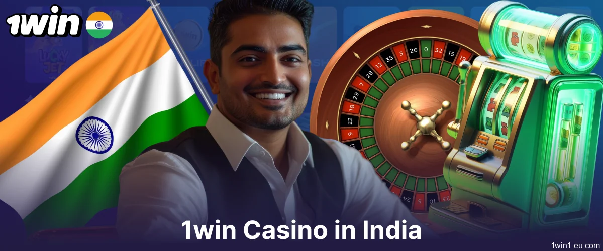 Casino games available on 1win for players from India