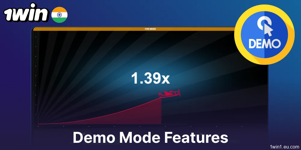 Aviator demo mode available on 1win for players from India