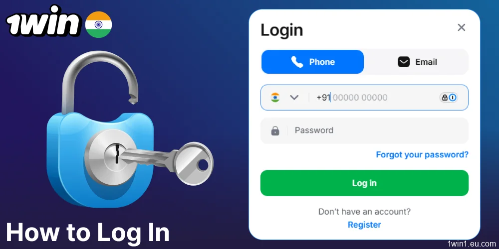 Guide for logging in on 1win for players from India