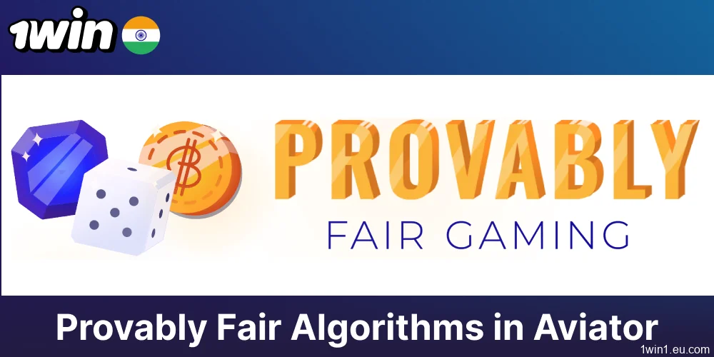 Provably Fair system implemented in Aviator game on 1win
