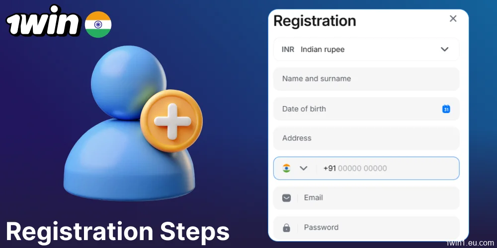Guide for registration on 1win for players from India