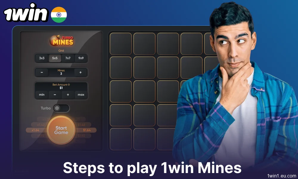 Guide on playing Mines on 1win for players from India