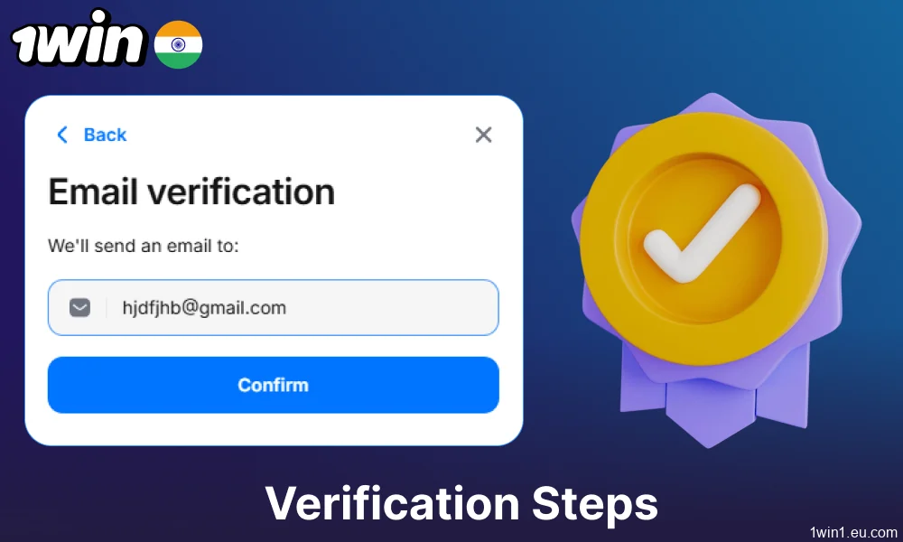 1win acconut verification for players from India