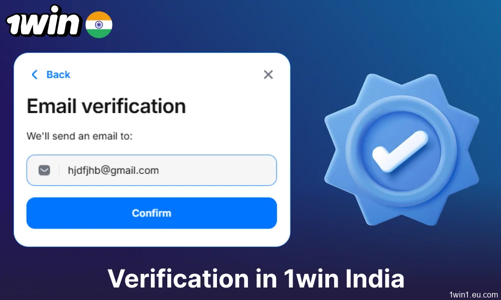 1win account verification for players form India