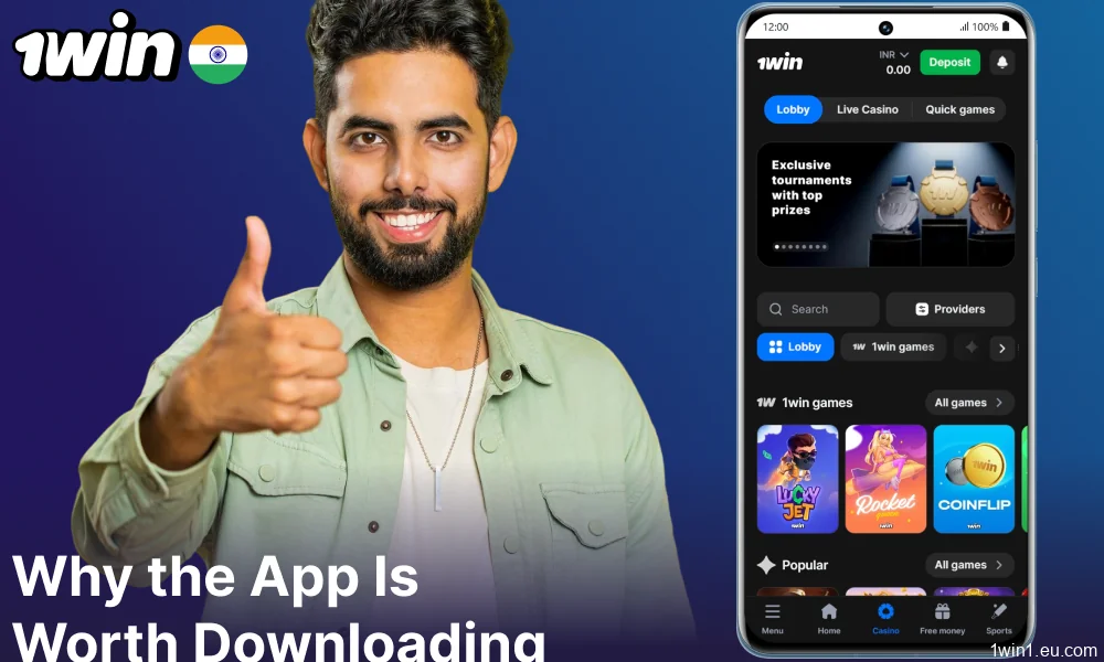 Conclusion on the benefits of the 1win app for Indian players 