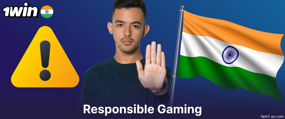 1win responsible gaming principles for players from India
